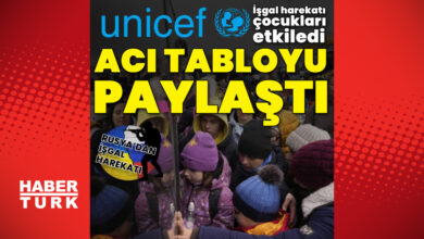 Last minute: UNICEF shared the sad picture!  The invasion operation affected children