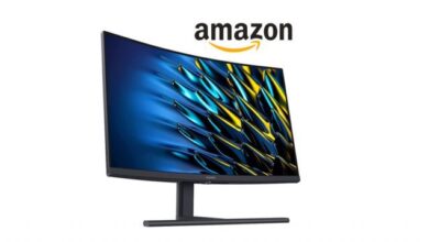 Curved gaming monitor with 165Hz now 140 euros cheaper at Amazon